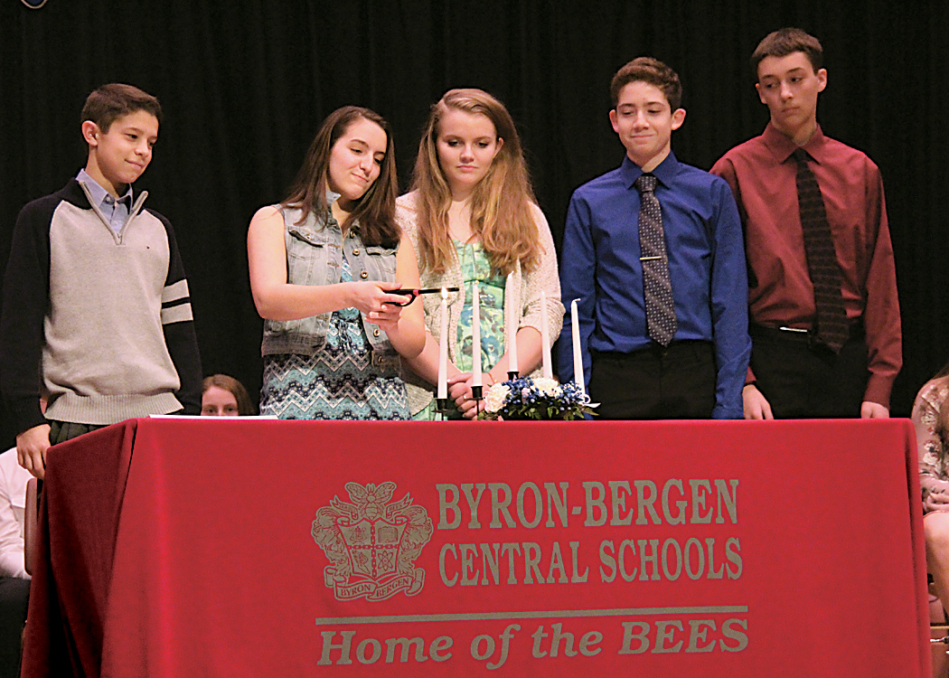 ByronBergen honors newest members of school’s National Junior Honor